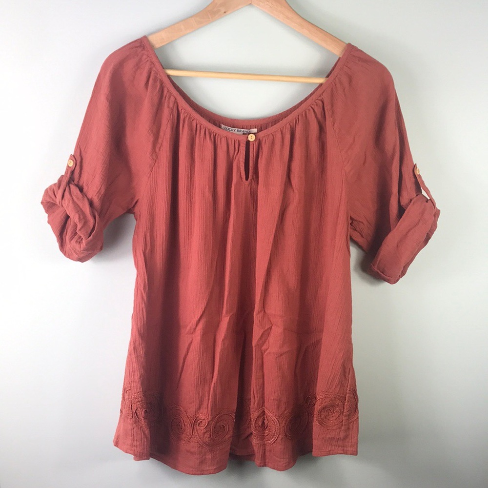 Lucky Brand Peasant Top